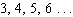 Determine whether the following sequence is an arithmetic progression. If the sequence is an arithmetic progression, identify the common difference d .   A)    B)    C)    D)    E)  The sequence is not an arithmetic progression.