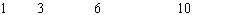 The first four triangular numbers are {1, 3, 6, 10, . . . }, and are illustrated in the following diagram.     Write the recursive general term for the sequence of triangular numbers. A)    B)    C)    D)    E)   