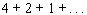 Find the sum of the following geometric series.   A)    B)    C)    D)    E)   