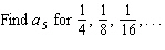 This problem gives some information about a specific geometric progression.   .