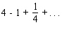 Find the sum of the following geometric series.  