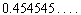 Find the fraction form for  