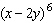 Use the binomial formula to expand the following.   A)    B)    C)    D)    E)   