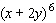 Write the first four terms in the expansion of the following.  