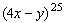 Find the 24th term in the expansion of   .