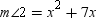When lines a and b are cut by transversal d ,   and   are a pair of alternate exterior angles that are formed. If   and   , find x . A) x = 3 B) x = 3.5 C) x = 4 D) x = 4.5