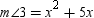 When two parallel lines are cut by a transversal,   and   are a pair of alternate interior angles formed. If   and   , find x . A) x = 5 B) x = 6 C) x = 7 D) x = 8