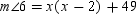 When two parallel lines are cut by a transversal,   and   are a pair of alternate interior angles formed. If   and   , find x . A) x = 5 B) x = 6 C) x = 7 D) x = 8