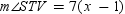 In the figure,   . If      and     , find x .