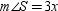 In isosceles triangle RST ,   . If   and   , find the value of x . A) x = 24 B) x = 32 C) x = 46 D) x = 58