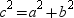 In the Pythagorean Theorem (where   ), the number c represents the length of the hypotenuse of a right triangle.