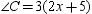 In   , m   and m   . Find the value of x .