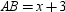 For trapezoid MNPQ ,   . Also, A is the midpoint of   while B is the midpoint of   . If   ,   , and   , find the value of x .