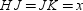 In isosceles trapezoid HJKL ,   . If   and   , find an expression for the perimeter of trapezoid HJKL .