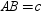 The figure shows right triangle ABC with   . Also,   . Where   ,   ,   ,   , and   , what reason allows you to conclude that   ?