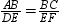 Given that   and   , which method justifies that   ? A) AA B) SAS   C) SAS D) SSS  