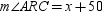 In the figure,   . If   and   , find the value of x . A) 65 B) 75 C) 85 D) None of These