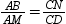 If   and   are divided proportionally at points M and N (as shown), then   .