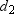 Write the formula for the area A of any quadrilateral that has perpendicular diagonals  of lengths   and   .