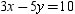 Find the slope m and value of b at the y -intercept (0, b )for the graph of the equation   .