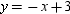 The lines which are the graphs of   and   intersect at one point.