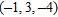 Find a direction vector for the line that contains the points   and   . A)    B)    C)    D) All, A-C, are direction vectors