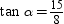 In a right triangle,   . Find the value of   .
