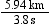 Use the rules for division of measurements to evaluate the expression.   __________  