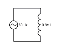  Inductive reactance (in ohms, ?  )  equals  2 \pi \times \text { frequency } \times \text { inductance }  . Find the inductive reactance in the ac circuit. Use the  \pi  key on your calculator and round the answer to two decimal places.   A)   270.95 \Omega  B)   358.14 \Omega  C)   180.63 \Omega  D)   361.26 \Omega  E)   179.07 \Omega