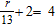 Solve the equation and check. r = __________