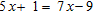 Solve the equation and check. x = __________