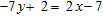 Solve the equation and check. x and y = __________