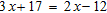 Solve the equation and check. x = __________