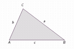  Solve the triangle using the labels as shown in the illustration (round lengths of sides to three significant digits and angles to the nearest tenth of a degree) .  \angle C = 48.2  °,  \angle B = 54.9  °, b = 5,910 m   A)  a = 7,040 m, c = 5,390 m,  \angle A = 76.9  ° B)  a = 7,040 m, c = 5,390 m,  \angle A = 48.2  ° C)  a = 5,390 m, c = 7,040 m,  \angle A = 48.2  ° D)  a = 5,390 m, c = 7,040 m,  \angle A = 76.9  ° E)  a = 5,910 m, c = 5,390 m,  \angle A = 76.9  ° 