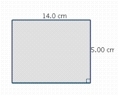  Find the perimeter and the area of the quadrilateral.   Perimeter = __________ cm Area = __________  \mathrm { cm } ^ { 2 }