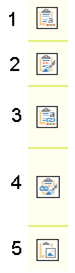   In the accompanying figure, use the Paste Options button labeled ____  if you want a pasted chart to be linked to the source document but you do not want the pasted chart to take the formatting from the destination document. A)  1 B)  2 C)  3 D)  4