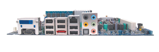   The accompanying figure shows examples of a(n) ____________________ port, which is a connector that passes data between a computer and a peripheral device.