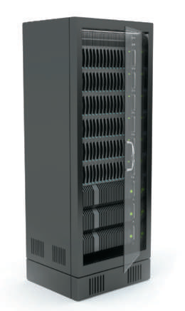    The major differences between server computers like the one in the accompanying figure and client computers are that the client typically has more power, more storage space, and expanded communications capabilities.