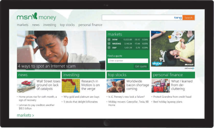   Which of the following is a website like the one in the accompanying figure that offers a variety of Internet services from a single, convenient location? A)  portal B)  keyframe C)  extraction D)  powerpoint