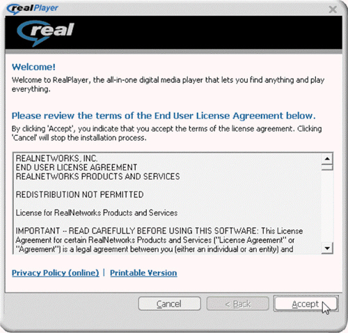   When users purchase software, a(n) ____________________ license agreement like the one in the accompanying figure does not permit users to install the software on a network or to give copies to friends and colleagues.