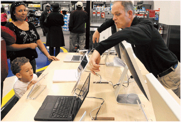   Computer technicians like the one in the accompanying figure need a thorough understanding of the products available, and need to know how to discuss computers without using jargon.