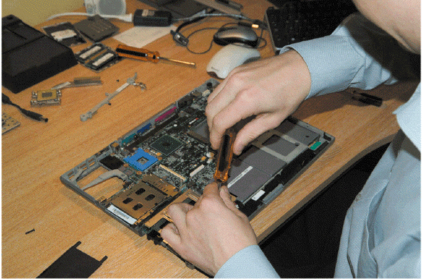   Typical jobs for workers in the ____________________ field include service technician, computer repairperson, repair technician, and computer technician (like the one in the accompanying figure).