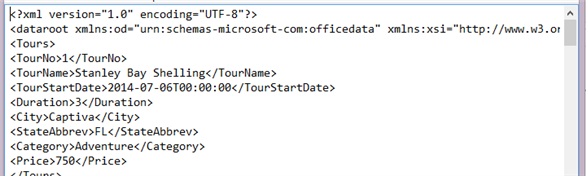   The figure shows a portion of an HTML file.