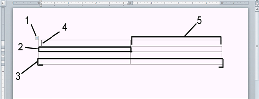   Item ____, shown in the accompanying figure, is a column. A)  2 B)  3 C)  4 D)  5