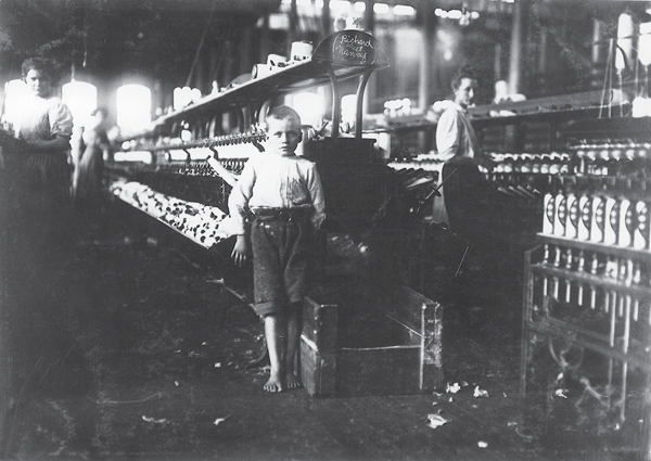 <strong>​   What was the goal of Lewis Hine's photograph Leo, 48 Inches High, 8 Years Old, Picks Up Bobbins at 15¢ a Day ?</strong> A)To elect more Progressive Party candidates B)To create images that accompany newspaper articles about factories and their workforce C)To change public policy so that children no longer would work in factories D)Unknown but useful to historians studying past labor conditions <div style=padding-top: 35px> 