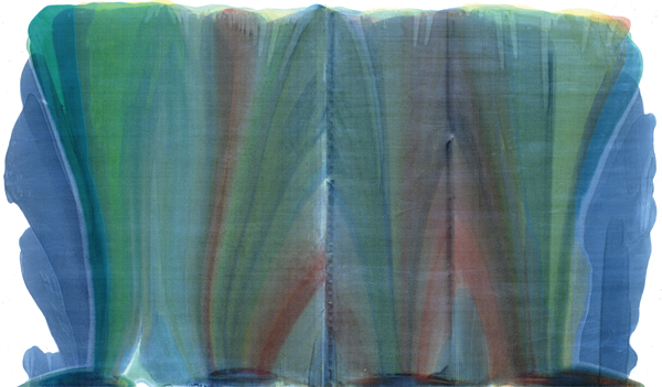 <strong> How has Morris Louis's Abstract Expressionist work Blue Veil been interpreted?</strong> A)Using feminist criticism, the way the works' curving lines echo and celebrate the female form was explored. B)Using phenomenology, the relationship of the viewer to Louis' painting was understood. C)Using ideological criticism, the Central Intelligence Agency's use of Abstract Expressionism for propaganda was analyzed. D)Using structuralism, the paintings' many different components were interpreted in relation to one another.