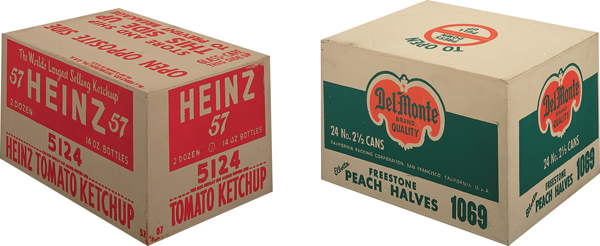 <strong>​   What kind of commercial art does Warhol's work, such as Heinz 57 Tomato Ketchup , celebrate?</strong> A)Food manufacturing B)Illustration C)Packaging D)Computer aided design <div style=padding-top: 35px> 