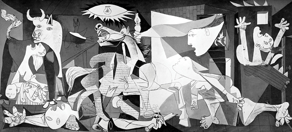 ​   Picasso's Guernica dramatized the 1937 destruction of the Basque capital during which conflict? A) French Civil War B) Mexican Civil War C) U.S. Civil War D) Spanish Civil War