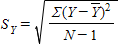 <strong>The standard error of estimate is given by</strong> A) B) C) D) none of the above