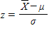 In using a z test for testing a sample mean against a hypothesized population mean, the formula for z is A)    B)    C)    D)  none of the above